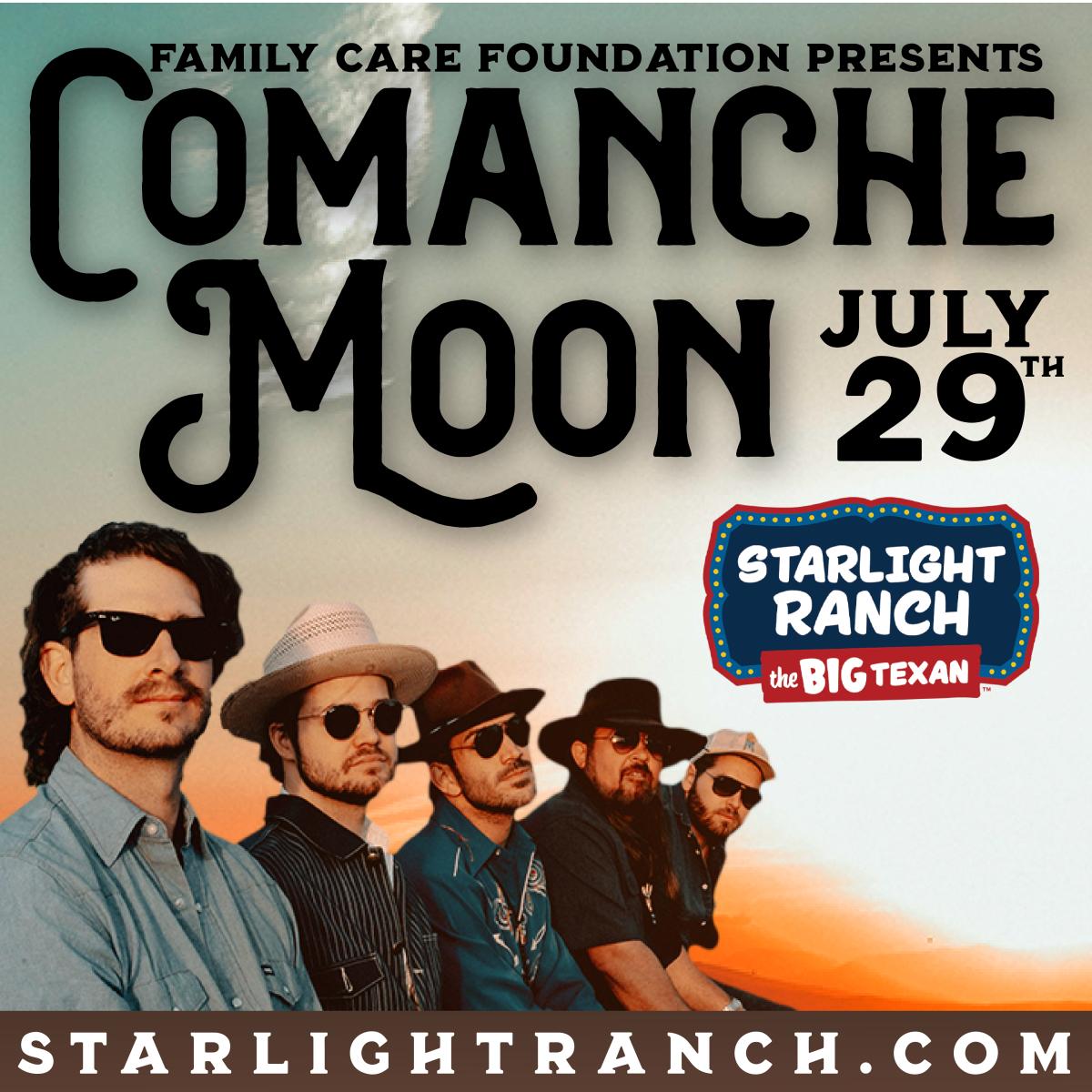 Comanche Moon LIVE at the Starlight Ranch - Benefiting The Family Care Foundation